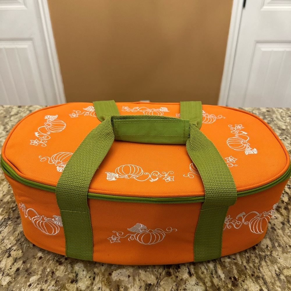 Temp-Tations Orange and Green Insulated Carrier